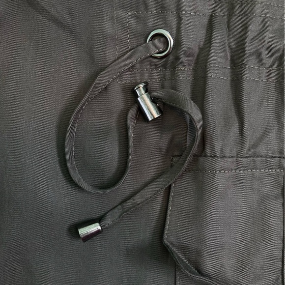 Carolina Belle Montreal Waterfall Open Front Draped Mixed Media Jacket (Size 1X) - Picture 9 of 13